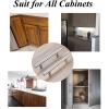 imageProbrico 50 Pack 5quot Hole Center Solid Brushed Nickel Stainless Steel Kitchen Cabinet Handles Modern Euro T Bar Pulls Kitchen Cupboard Handles Dresser Drawer Pulls 735quot LengthFurniture Hardwarehole center 3