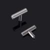 imageProbrico 50 Pack 5quot Hole Center Solid Brushed Nickel Stainless Steel Kitchen Cabinet Handles Modern Euro T Bar Pulls Kitchen Cupboard Handles Dresser Drawer Pulls 735quot LengthFurniture Hardwarehole center Single Hole