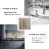 imageProbrico 50 Pack 5quot Hole Center Solid Brushed Nickel Stainless Steel Kitchen Cabinet Handles Modern Euro T Bar Pulls Kitchen Cupboard Handles Dresser Drawer Pulls 735quot LengthFurniture Hardwarehole center 3