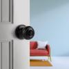 imageProbrico Black Door Knobs for Bedroom Bathroom Interior Door Knob with Round Ball Matte Black Privacy Door Knob 6 PackBlack