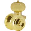 imageProbrico Black Door Knobs for Bedroom Bathroom Interior Door Knob with Round Ball Matte Black Privacy Door Knob 6 PackPolished Brass