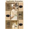 imageProbrico Closet Door Knob Brushed Nickel Passage Door Knob Without Key Interior Door Knob NoLocking Door Knob for Hallway 10 PackOil Rubbed Bronze