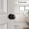 imageProbrico Keyless Privacy Door Knobs Bedroom Bathroom Locking Door Knob Brushed Nickel Door Knob with Lock No Key Modern Flat Ball Interior Door Handles 10 PackOil Rubbed Bronze