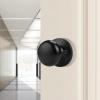 imageProbrico Passage Door Knobs Without Key Black Closet Door Knobs Interior Keyless Door Knob NoLocking Door Knobs 10 PackBlack