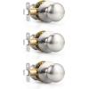 imageProbrico Passage Door Knobs Without Key Black Closet Door Knobs Interior Keyless Door Knob NoLocking Door Knobs 10 PackBrushed Nickel