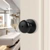 imageProbrico Privacy Door Knobs Black Round Ball Door Knobs Interior Door Knobs Bedroom Bathroom Door knobs Locking Door Knobs Without Key 10 PackBlack