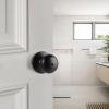 imageProbrico Privacy Door Knobs Black Round Ball Door Knobs Interior Door Knobs Bedroom Bathroom Door knobs Locking Door Knobs Without Key 10 PackOil Rubbed Bronze