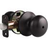 imageProbrico Keyless Privacy Door Knobs Bedroom Bathroom Locking Door Knob Brushed Nickel Door Knob with Lock No Key Modern Flat Ball Interior Door Handles 10 PackOil Rubbed Bronze