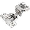 imageProbrico 1 Pair2 Pieces Soft Close 114 Inch Overlay Cabinet Door Hinges 105 Degree Opening Angel Concealed Kitchen Cupboard Hinges2