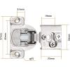 imageProbrico 1 Pair2 Pieces Soft Close 114 Inch Overlay Cabinet Door Hinges 105 Degree Opening Angel Concealed Kitchen Cupboard Hinges4