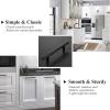 imageProbrico 12 Pack 3 Inch Hole to Hole Black Kitchen Cabinet Pulls ampamp 15 Pack  312 Cabinet Pulls Black Stainless Steel Kitchen Drawer Pulls Cabinet Pulls