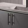 imageProbrico 5 Pack 334 Inch Hole to Hole Black Kitchen Cabinet Pulls ampamp 15 Pack  312 Cabinet Pulls Black Stainless Steel Kitchen Drawer Pulls Cabinet Pulls