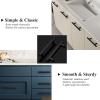 imageProbrico 5 Pack 334 Inch Hole to Hole Black Kitchen Cabinet Pulls ampamp 15 Pack  312 Cabinet Pulls Black Stainless Steel Kitchen Drawer Pulls Cabinet Pulls