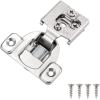 imageProbrico 1 Pair2 Pieces Soft Close 114 Inch Overlay Cabinet Door Hinges 105 Degree Opening Angel Concealed Kitchen Cupboard Hinges60