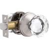 imageProbrico Crystal Door Knob Interior Keyless 1 Pack Diamond Crystal Door Knobs for HallwayCloset NonLocking Glass Door Knob with Brushed Nickel Round RosettesBrushed Nickel