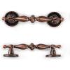 imageProbrico 10 Pack Cabinet Handles in Antique Copper FinishVintage Drawer Pulls for KitchenClassic Style Dresser Handles
