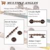 imageProbrico 10 Pack Cabinet Handles in Antique Copper FinishVintage Drawer Pulls for KitchenClassic Style Dresser Handles
