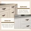 imageProbrico 10 Pack Dresser Wardrobe Handles Vintage Dresser Drawer Pulls 25 inch Screws Spacing