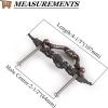 imageProbrico 10 Pack Dresser Wardrobe Handles Vintage Dresser Drawer Pulls 25 inch Screws Spacing