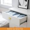imageProbrico 10 Pack Modern Drawer Pulls Gold Cabinet Cup Pulls 3 Inch76mm Hole Center Drawer Handles Knobs Shell Style Cabinet Handles for Bathroom Kitchen Cabinet PullsGold