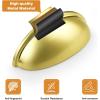 imageProbrico 10 Pack Modern Drawer Pulls Gold Cabinet Cup Pulls 3 Inch76mm Hole Center Drawer Handles Knobs Shell Style Cabinet Handles for Bathroom Kitchen Cabinet PullsGold