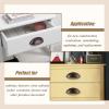 imageProbrico 10 Pack Modern Drawer Pulls Gold Cabinet Cup Pulls 3 Inch76mm Hole Center Drawer Handles Knobs Shell Style Cabinet Handles for Bathroom Kitchen Cabinet PullsOil Rubbed Bronze