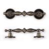 imageProbrico 10 Pack Vintage Cabinet Pulls Wardrobe Door Handles in Ancient Bronze FinishClassic Style Drawer Hardware Pulls
