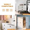 imageProbrico 12 Pack Gold Cabinet Handles Bin Cup Drawer Pulls 3 Inch76mm Hole Center Kitchen Cabinet Hardware Bedroom Bathroom Cabinet Cup Pulls Shell Style Modern Drawer Handles KnobsOil Bronze