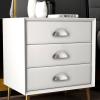 imageProbrico 15 Pack Black Cabinet Pulls  3quot Drawer Pulls 3 inch 76mm Hole Centers Bin Cup HandlesBrushed Nickel