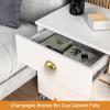 imageProbrico 15 Pack Black Cabinet Pulls  3quot Drawer Pulls 3 inch 76mm Hole Centers Bin Cup HandlesChampagne Bronze