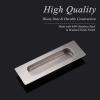 imageProbrico 10 Pack Brushed Nickel Recessed Sliding Pulls Rectangular Flush Finger Pulls Stainless Steel Sliding Door Handles 472quot Length Recessed Flush Handles Recessed Door Pull Handles