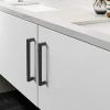 imageProbrico 10 Pack Flat Black Square Cabinet Handles Stainless Steel 5 Inch128mm Hole Center Drawer Pulls Modern Kitchen Cabinet Hardware1