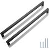 imageProbrico 10 Pack Flat Black Square Cabinet Handles Stainless Steel 5 Inch128mm Hole Center Drawer Pulls Modern Kitchen Cabinet Hardware12