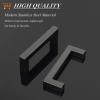 imageProbrico 10 Pack Flat Black Square Cabinet Handles Stainless Steel 5 Inch128mm Hole Center Drawer Pulls Modern Kitchen Cabinet Hardware12