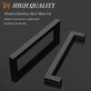 imageProbrico 10 Pack Flat Black Square Cabinet Handles Stainless Steel 5 Inch128mm Hole Center Drawer Pulls Modern Kitchen Cabinet Hardware6