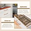imageProbrico 10 Pack Modern Euro Style Cabinet Pulls Rose Gold Kitchen Cabinet Hardware 334 Inch96mm Hole Center Drawer Handles Plastic Dresser Pulls