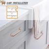 imageProbrico 10 Pack Modern Euro Style Cabinet Pulls Rose Gold Kitchen Cabinet Hardware 334 Inch96mm Hole Center Drawer Handles Plastic Dresser Pulls