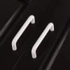 imageProbrico 10 Pack Modern Plastic Kitchen Cabinet Dresser Door Handles and Pulls White Color 96mm 334quot Hole Centers