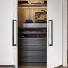 imageProbrico 15 PackSquare Cabinet Handles 5 Inch Hole Centers Stainless Steel Cupboard Handles Brushed Nickel Kitchen Cabinet Pulls Overall Length 512quotBlack