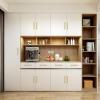 imageProbrico 15 PackSquare Cabinet Handles 5 Inch Hole Centers Stainless Steel Cupboard Handles Brushed Nickel Kitchen Cabinet Pulls Overall Length 512quotGold