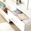 imageProbrico 5 Pack 5 inch Square Kitchen Cabient Handles Bathroom Dresser Pulls Stainless Steel Modern Bar Pulls Cabinet HardwareBrushed Nickel