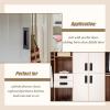 imageProbrico 5 Pack Black Recessed Flush Pulls Rectangular Recessed Sliding Finger Pulls Stainless Steel Sliding Door Handles 472quot Length Recessed Flush Handles Recessed Door Pull Handles