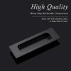 imageProbrico 5 Pack Black Recessed Flush Pulls Rectangular Recessed Sliding Finger Pulls Stainless Steel Sliding Door Handles 472quot Length Recessed Flush Handles Recessed Door Pull Handles