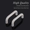 imageProbrico 5 Pack White Cabinet Pulls 3 Inch76mm Hole Center Drawer Handles Plastic Kitchen Cabinet Hardware Modern Euro Cupboard Drawer Pulls