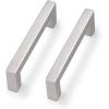 imageProbrico Kitchen Cabinet Drawer Handles Stainless Steel 735 Inch Hole Spacing Brushed Nickel Pulls 8 Inch Total Length 10 PackBrushed Nickel