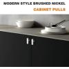 imageProbrico Stainless Steel Kitchen Cabinet Square Handles Brushed Nickel 5 in Holes Centers 55 in Total Length 10 PackBrushed Nickel