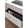 imageProbrico 10 Pack Black Cabinet Handles 334 Inch96mm Hole Centers Drawer Pulls Stainless Steel Kitchen Cabinet Handles Matte Black Square Drawer Handles Modern Cabinet HardwareBrushed Nickel