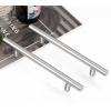 imageProbrico 10 Pack Flat Black Cabinet Handles 334 Inch Hole Centers Modern Cabinet Hardware Cupboard Pull Kitchen Cabinet T Bar Handle Dresser Pulls 6 Inch Total LengthBrushed Nickel
