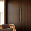 imageProbrico 10 Pack Flat Black Cabinet Handles 334 Inch Hole Centers Modern Cabinet Hardware Cupboard Pull Kitchen Cabinet T Bar Handle Dresser Pulls 6 Inch Total LengthBrushed Nickel