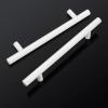 imageProbrico 10 Pack Flat Black Cabinet Handles 334 Inch Hole Centers Modern Cabinet Hardware Cupboard Pull Kitchen Cabinet T Bar Handle Dresser Pulls 6 Inch Total LengthWhite